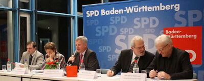 (v.l.) T. Steinhilper, Doro Moritz, Th. Knapp, N. Zeller, B. Kielburger