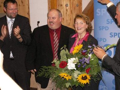 (v.l.) Gert Hager, Ralf Fuhrmann, Katja Mast