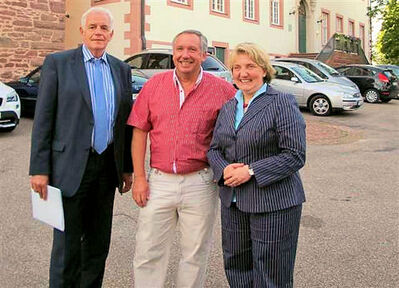 (v.l.) Rainer Stickelberger, Rolf Vetter, Katja Mast