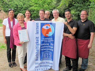 Ute Hötzer, Katja Mast, Katja Straub, Marco Schellin, Udo Gebauer, Norbert Hörmann, Marbin Elia, Oliver Hirschmann (v.l.