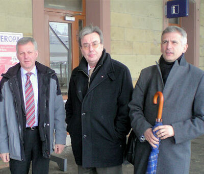 (v.li.) Thomas Knapp, Werner Klingberg, Sven Hantel